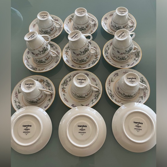 New Legendary By Noritake Bone China 4046 Springfield 24 Pc Espresso Cup Set - Picture 2 of 9